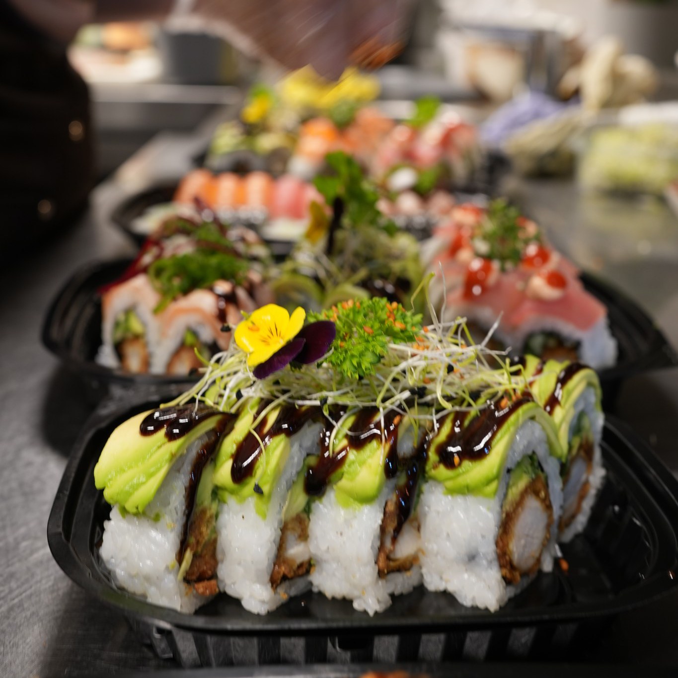 Otra muestra del trabajo profesional de sushi de Younes Ghouaghou Amzil