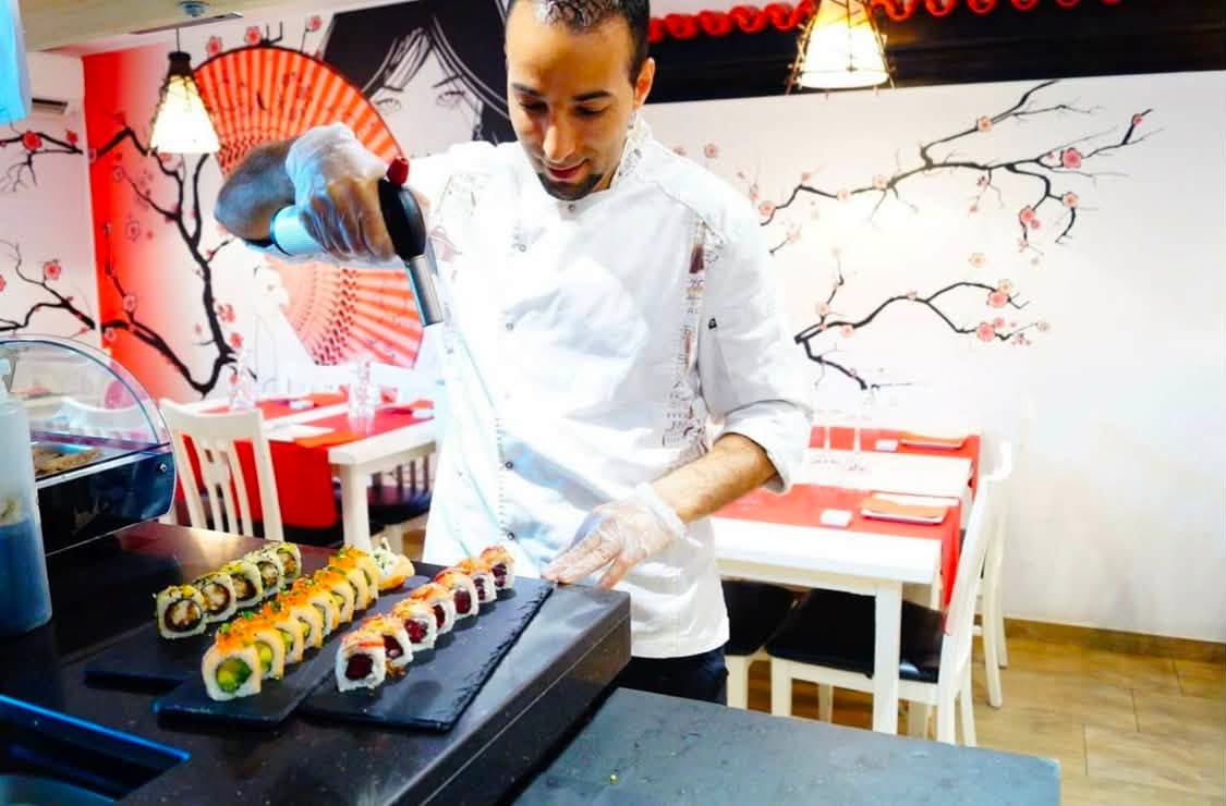 Otra muestra del trabajo profesional de sushi